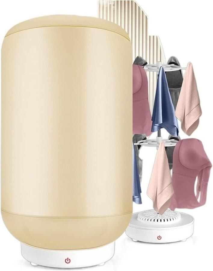 Mini Wasdroger Draagbare Droger Kleding Drogen Verwarmingsfunctie 19cm Diameter Wit