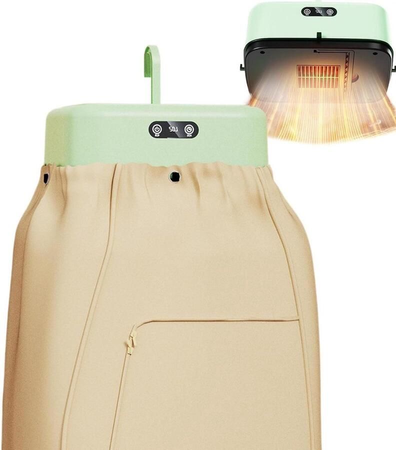 Mini Wasdroger Draagbare Droger Snel Kleding Drogen Ruimtebesparend Opvouwbaar 13.1D x 21.1B x 13.1H cm Groen