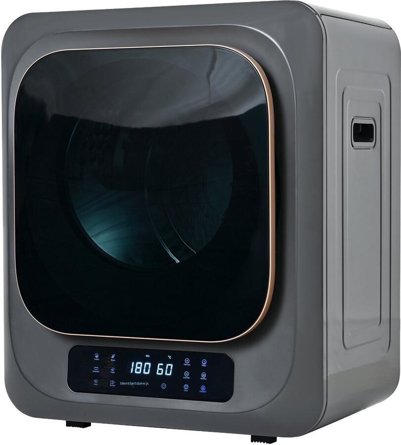 Mini Wasdroger Compacte Luchtafvoerdroger Met UV Sterilisatie Geschikt Voor Wandmontage 4kg Capaciteit 850W Voor Kleine Ruimtes RVS Trommel