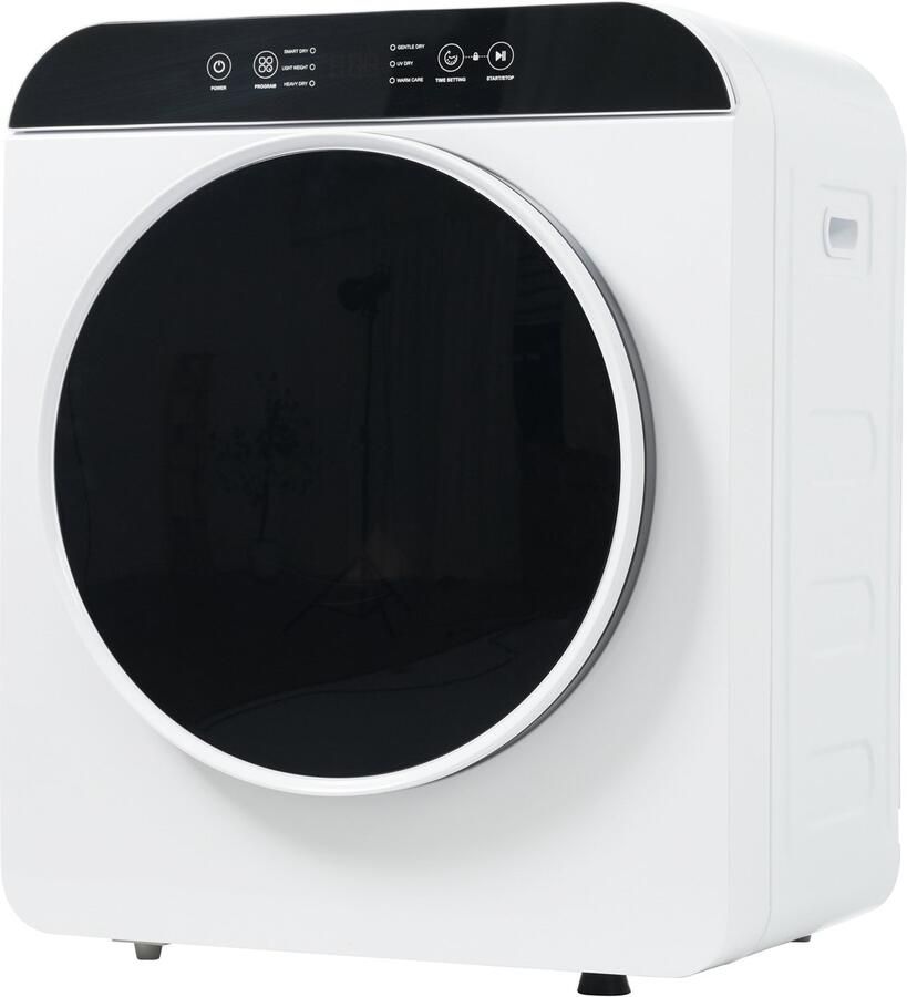 Mini Wasdroger- Mini droogkast Compacte wasdroger Kleine droger 830W 6 programma's UV sterilisatie Wandmontage Kleine ruimtes 4 5 kg