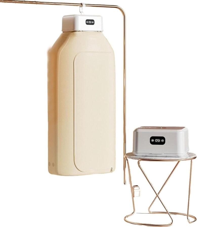 Mini Wasdroger Opvouwbare Droger Snel Kleding Drogen Ruimtebesparend Ontwerp 10 kg Capaciteit Wit