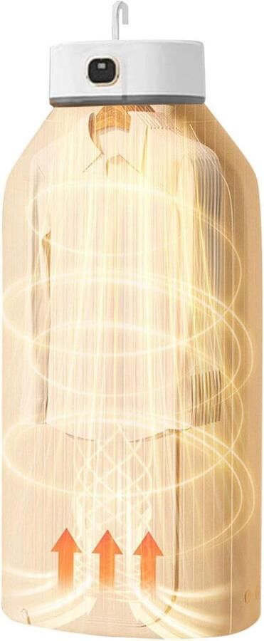 Draagbare Wasdroger Mini Droger Opvouwbaar Kleding Snel Drogen Stille Werking Timer 10 kg Capaciteit Wit