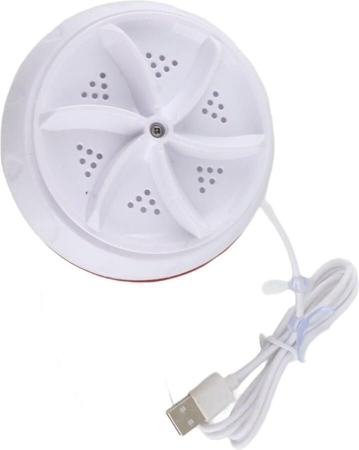 Mini Wasemachine Draagbare Wasmachine Reizen Automatische Uitschakeling 30 Minuten Wit