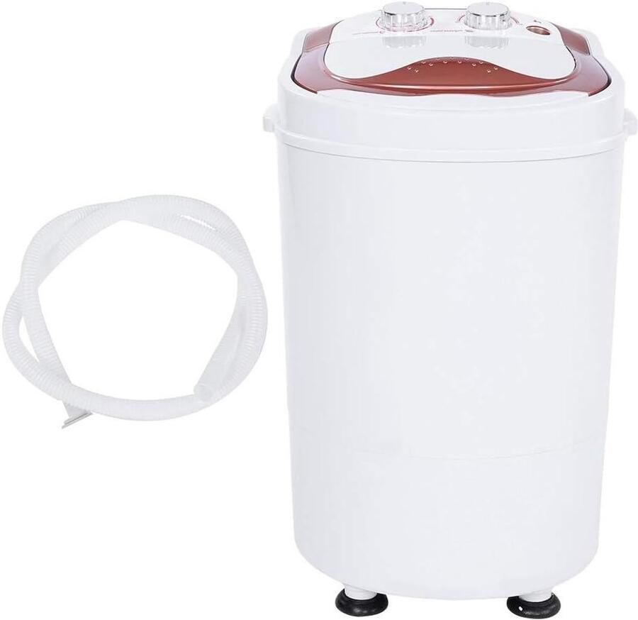 Mini Wasmachine Compact Apparaat Kleding Wassen Energiebesparend 6 Kilogram Capaciteit Wit