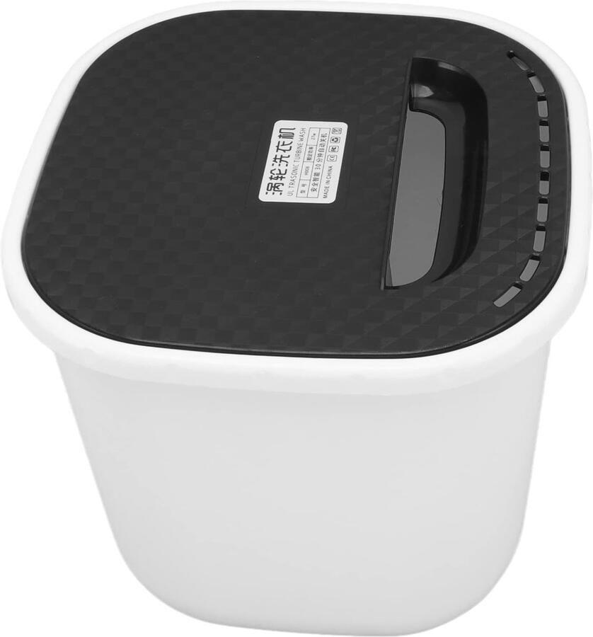 Mini Wasmachine Compact Apparaat Kleine Was Blauw Licht Reiniging 6 Liter Wit