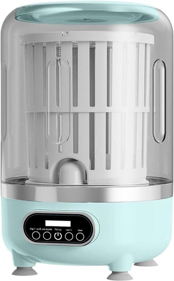 Mini Wasmachine Compact Apparaat Ondergoed Wassen Met Centrifugemand 1.14 kg Roze