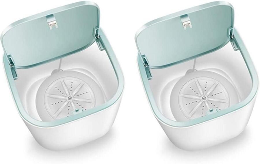Mini Wasmachine Compact Apparaat Snel Wassen Hoge Frequentie Reiniging 2.1 Kilogram Capaciteit Wit