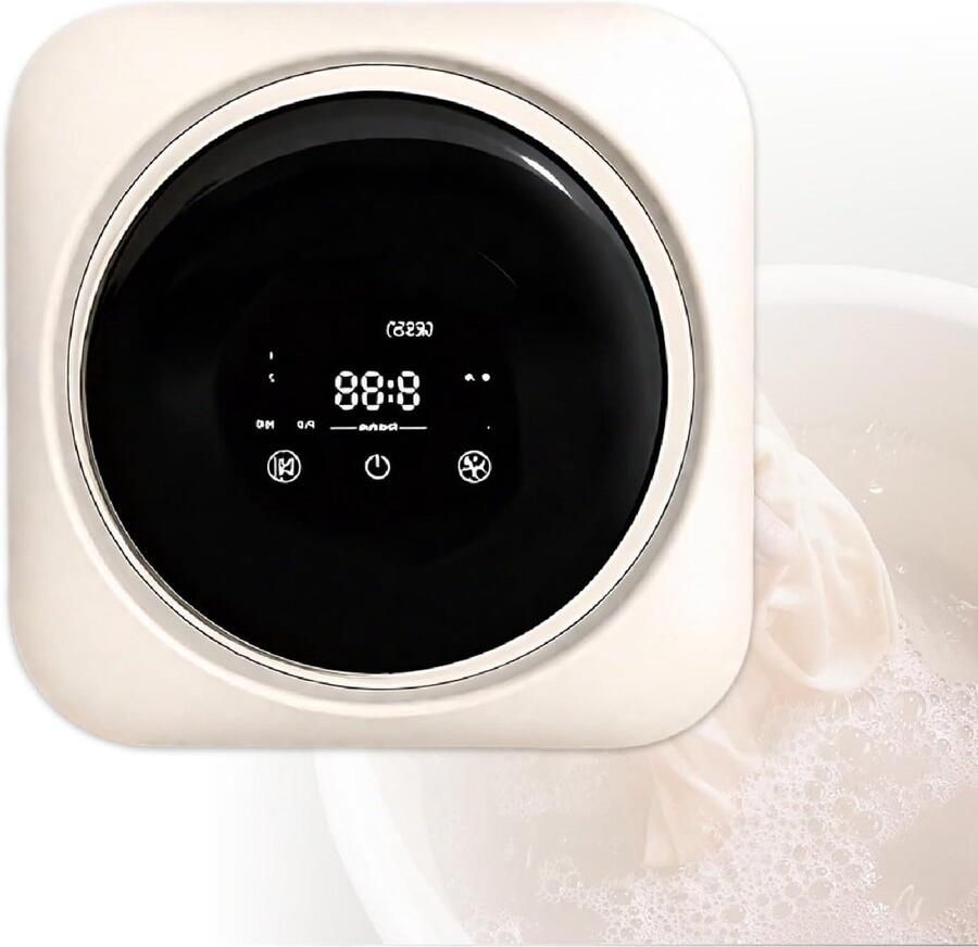Mini Wasmachine Compacte Dryer Kleine Was Zelfreinigende Trommel 3.5 Liter Multicolor