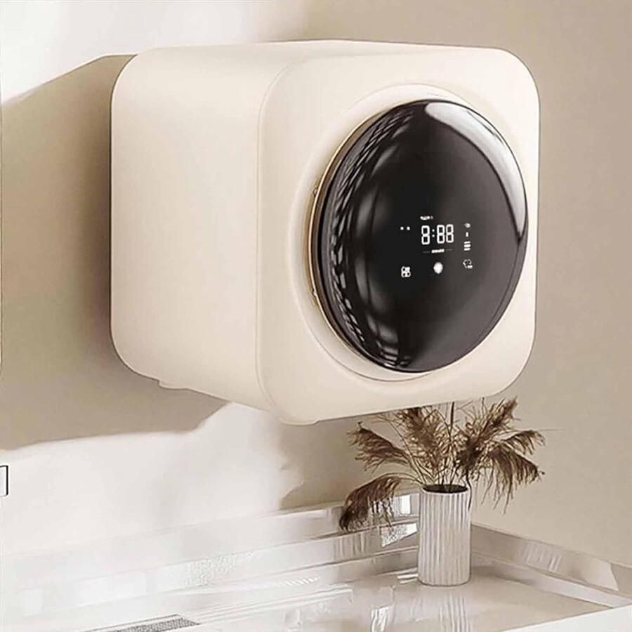 Mini Wasmachine Compacte Dryer Snel Kleding Wassen Intelligente Reiniging 3.5 Liter Wit