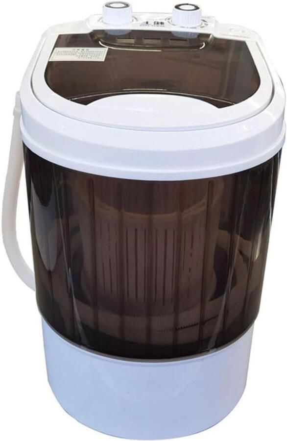 Mini Wasmachine Compacte Wasmachine Babykleding Wassen Simuleert Handwas 4.5 kg Zwart