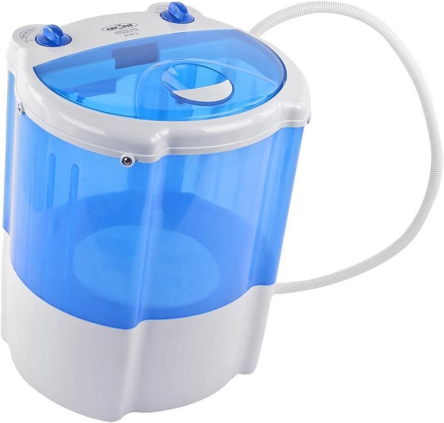 Mini Wasmachine Compacte Wasmachine Kamperen Caravan Transparant Trommel 36.5x34.5x47.5cm Wit