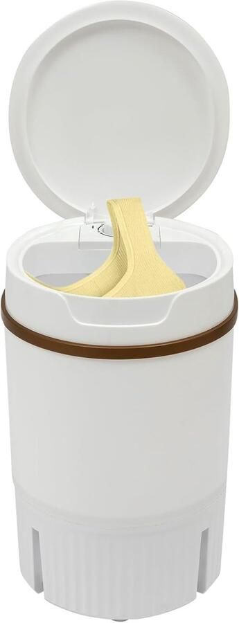 Mini Wasmachine Compacte Wasmachine Kleine Wasjes Zelfnivellerend 47 cm Zwart