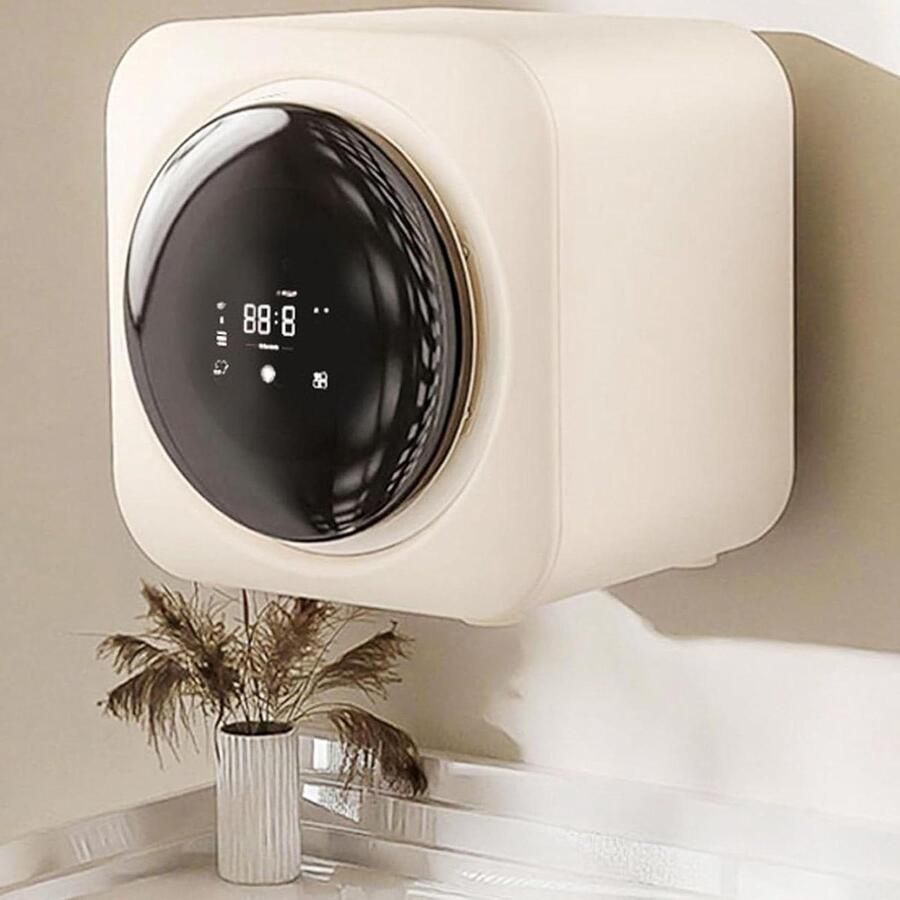 Mini Wasmachine Compacte Wasmachine Snel Kleding Wassen Geïntegreerde Droogfunctie 35 Liter Wit