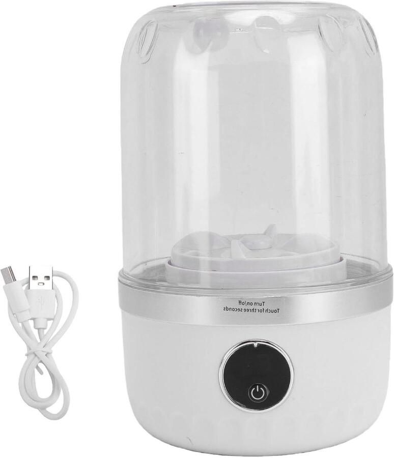 Mini Wasmachine Draagbaar Apparaat Kleine Wasjes Ingeladen Batterij 21.5 cm Wit