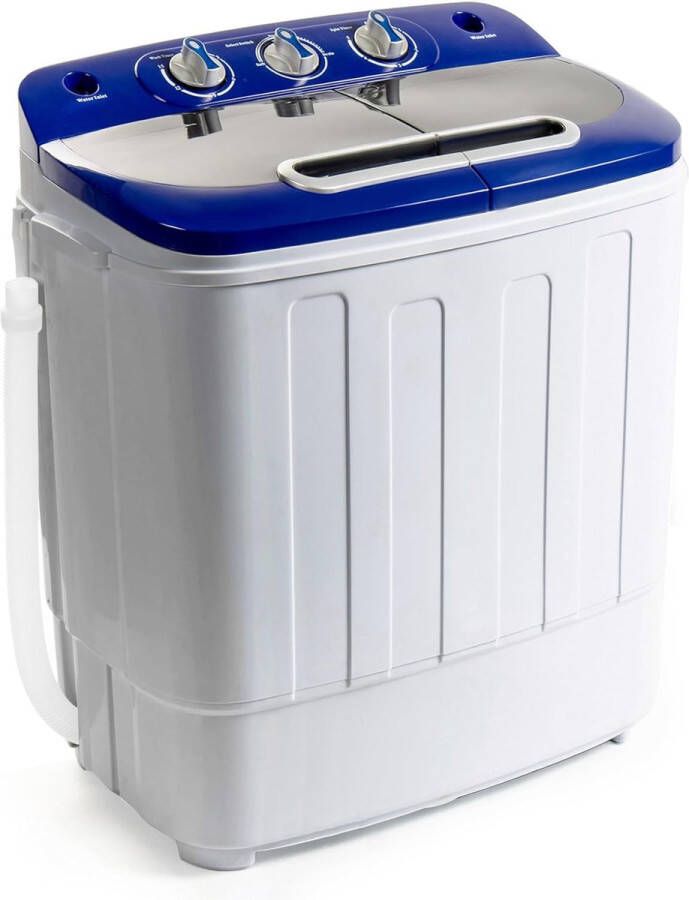 Mini Wasmachine Draagbare Compact Mini Twin Tub Wasmachine en Spin Cycle w Slang 3.6KG wasmachine en droger