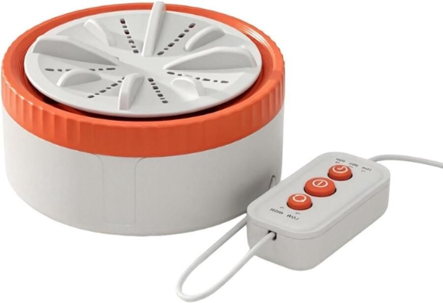 Mini Wasmachine Draagbare Wasautomaat Delicate Stoffen Wassen Milieuvriendelijke Reiniging 6.5 x 11 x 6.5 cm Oranje