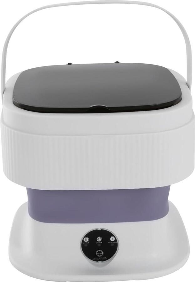Mini wasmachine Draagbare washer Kleine was reinigen Opvouwbaar ontwerp 10 liter Paars