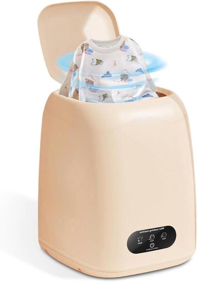Mini wasmachine Draagbare washer Onderweg wassen Met UV-sterilisatie 9 liter capaciteit Wit