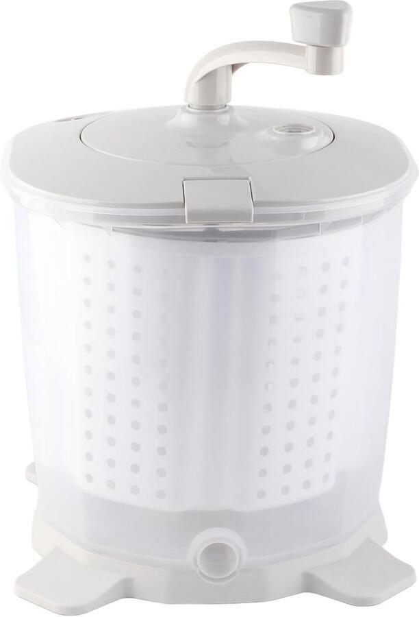 Mini Wasmachine Draagbare Wasmachine Kleding Wassen Handmatige Bediening 40 x 37 x 36 cm Grijs