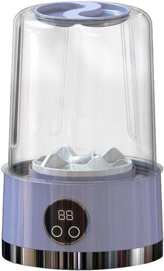 Mini Wasmachine Draagbare Wasmachine Kleine Ruimtes Wassen Draadloos Gemak 21 x 20 x 20 cm Paars