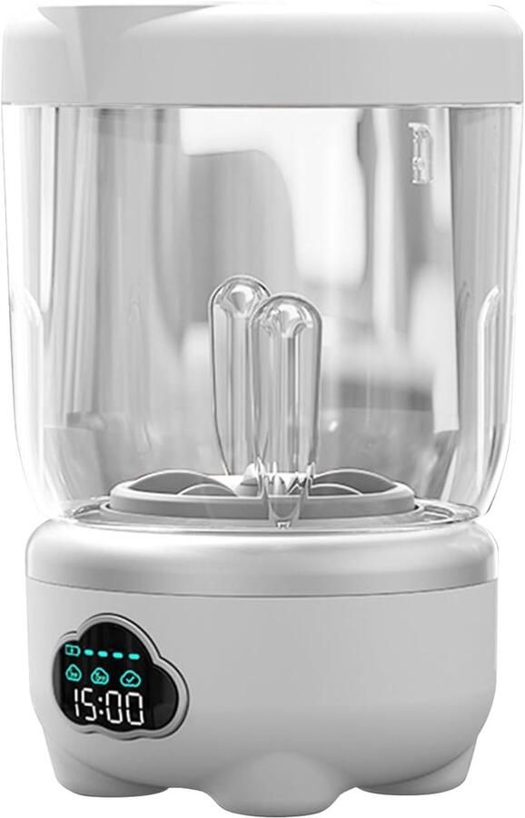 Mini Wasmachine Draagbare Wasmachine Ondergoed Wassen 8D Roertechnologie 17 x 17 x 17 cm Wit