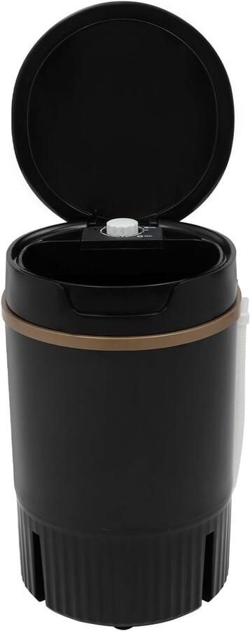 Mini-wasmachine Draagbare Wasmachine Reizen en Camping Centrifuge Functie 45 Liter Capaciteit Zwart