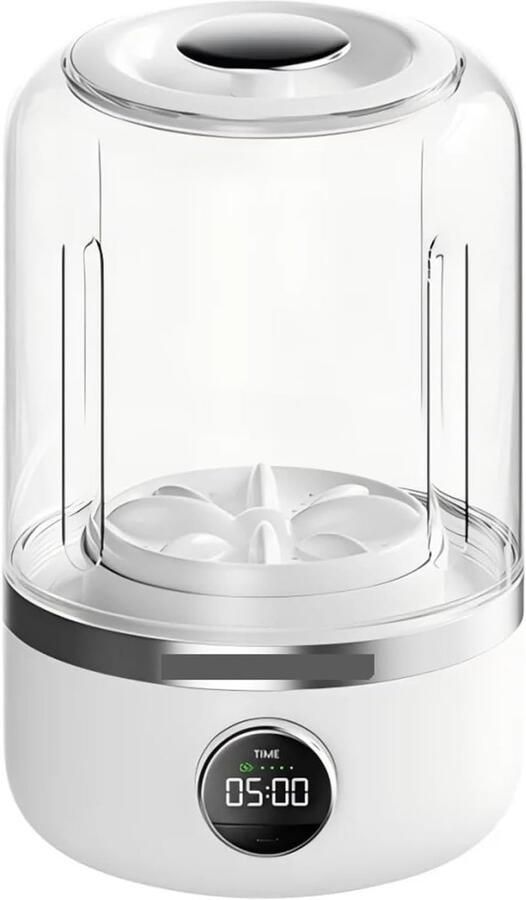Mini Wasmachine Draagbare Wasmachine Reizen Schoon Wassen Ruimtebesparend Ontwerp 1 Liter Wit