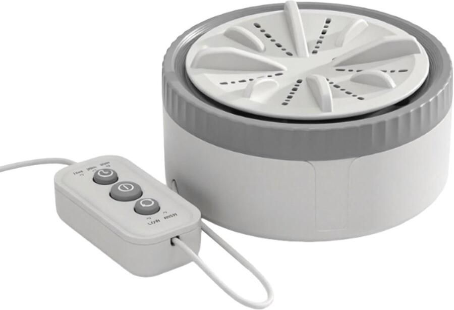 Mini Wasmachine Draagbare Wasser Kleine Was Ruimtebesparend Ontwerp Compact Formaat Grijs