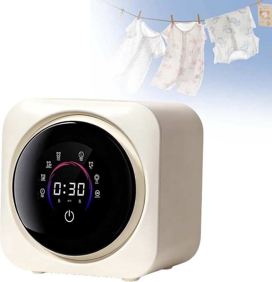 Mini Wasmachine Droger Compacte Wasmachine Draagbare Wasmachine Kleine Wasjes Drogen Snel Wassen En Drogen 0.3 kg
