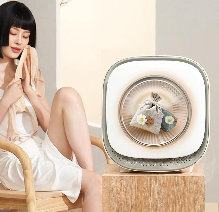 Mini Wasmachine en Droger Compacte Dryer Kleding Drogen Constante Temperatuur 3 kg capaciteit Wit