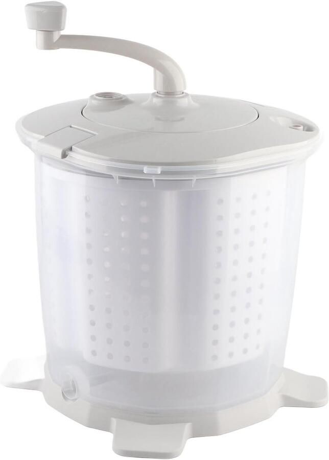 Mini Wasmachine Draagbare Wascabine Kleine Wasjes Handmatige Bedrijfsmodus 40 x 33 cm Grijs