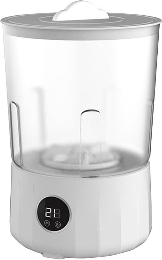 Mini wasmachine Compacte reiniger Reizen en kamperen Drie wasprogramma's 15 liter Wit