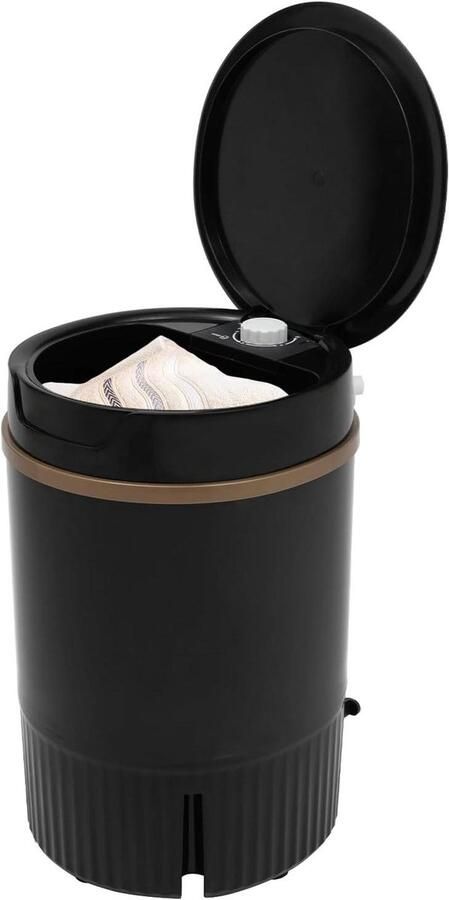 Mini Wasmachine met Centrifuge Voor Kleine Wasgoed Meerdere Programma's Compact