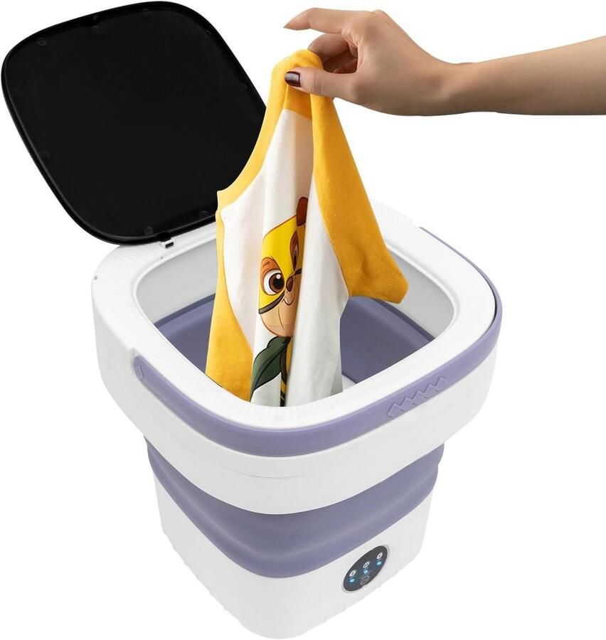 Mini Wasmachine met Centrifuge Voor Kleine Wasgoed Meerdere Programma's kledingwas