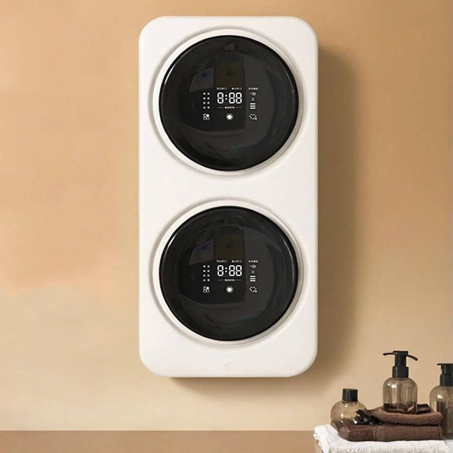 Mini-wasmachine met dubbele trommel en meerdere wasmodi voor ondergoed