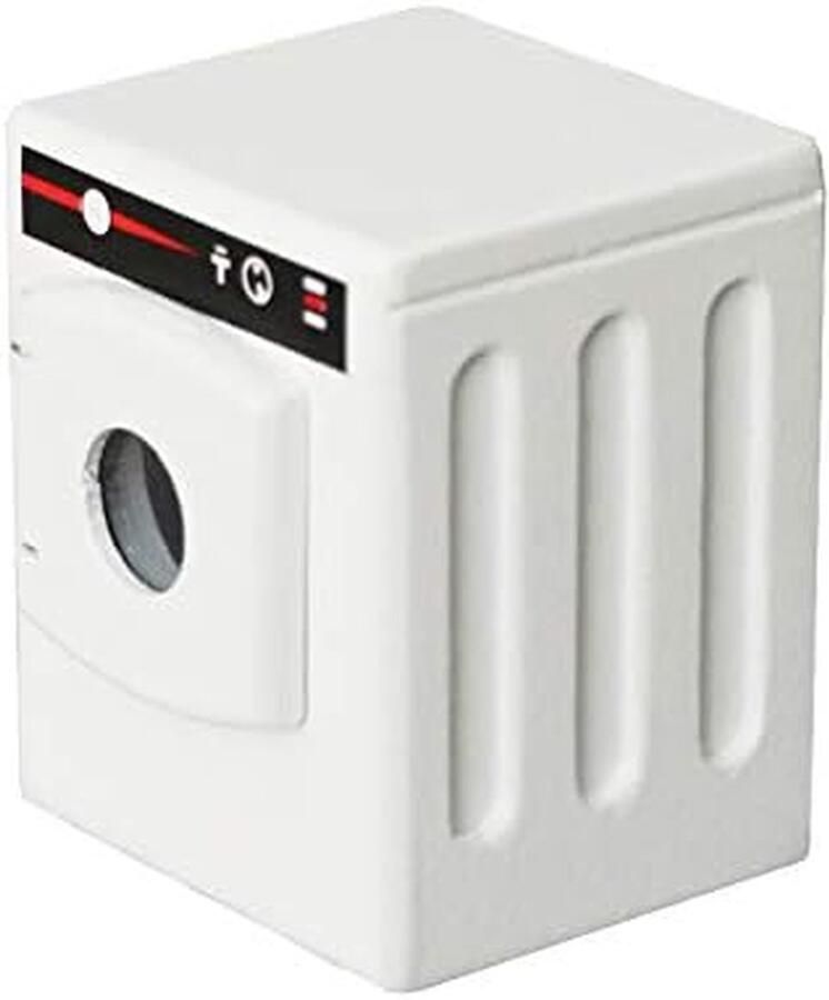 Mini Wasmachine Model Poppenhuis Meubel Poppenhuis Decoratie Openbare Klep 1:12 Schaal Wit