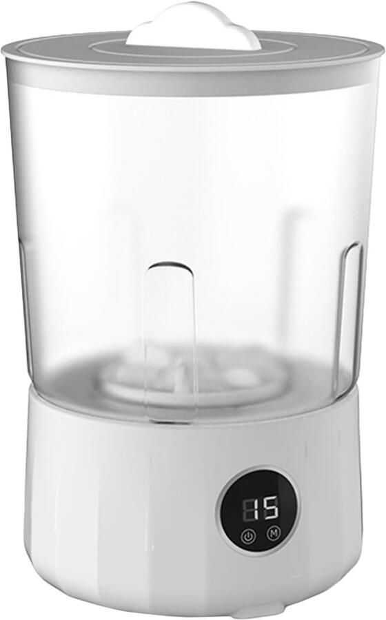 Draagbare wasmachine Mini wasser Kleding reinigen Dubbele waterstroom 17 x 17 x 17 cm Wit
