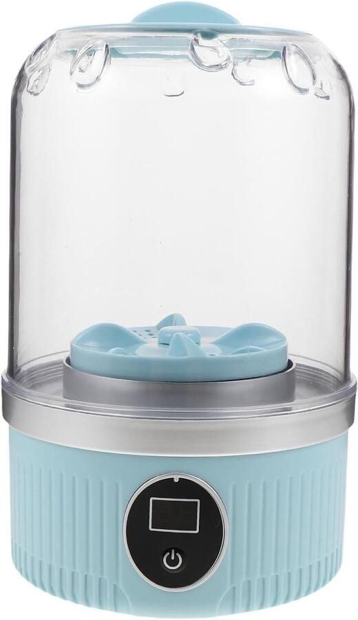 Mini Wasmachine Ondergoed Wasser Delicate Kleding Wassen Oplaadbaar Ontwerp 20.5 x 12.5 cm Blauw