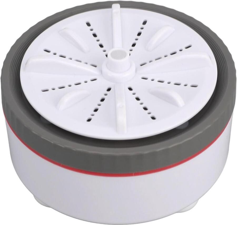 Mini Wasmachine Opvouwbaar Model Individueel Wassen USB Aangedreven 11 Liter Wit