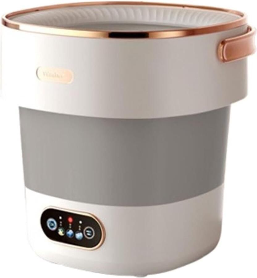 Mini Wasmachine Opvouwbaar Model Kleine Was Automatisch Drogen 5-10 kg Wit