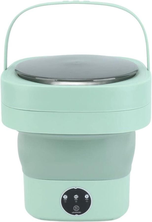 Mini Wasmachine Opvouwbaar Model Kleine Was Hoge Snelheid Motor 6.5 Liter Capaciteit Wit