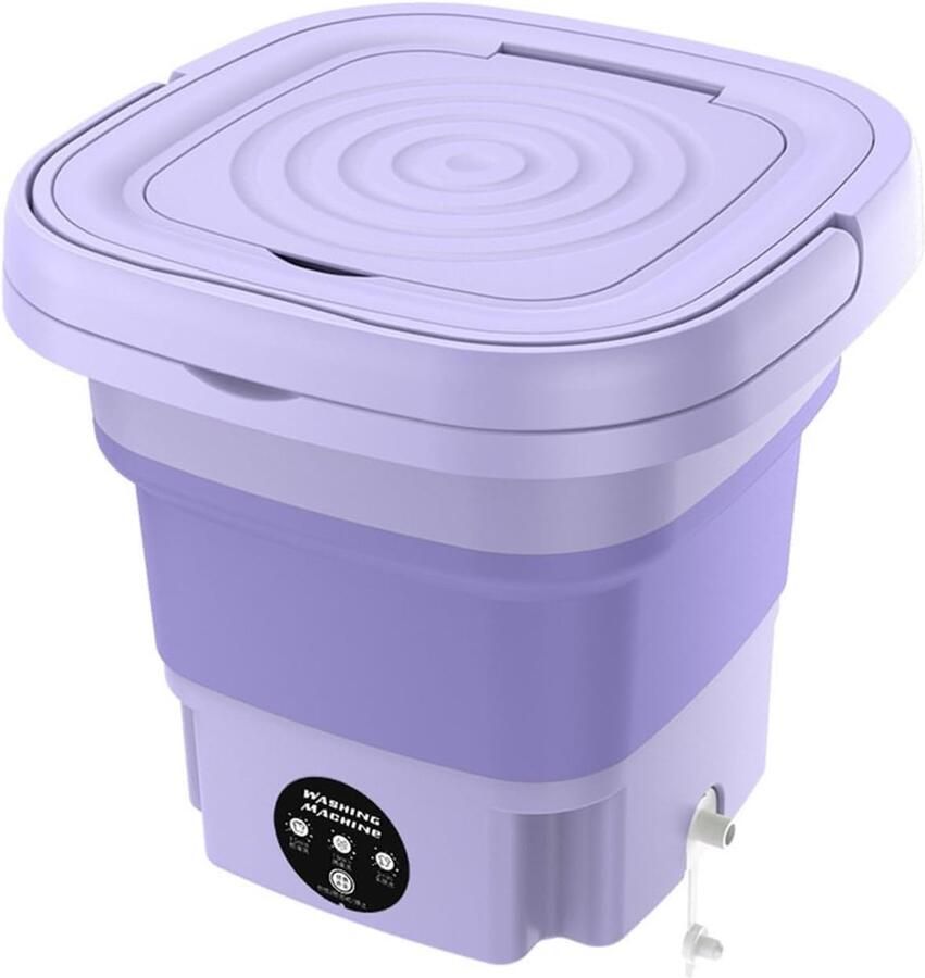 Mini Wasmachine Opvouwbare Wasmachine Kleine Was Efficiënte Centrifuge Minder dan 2 kg Wit