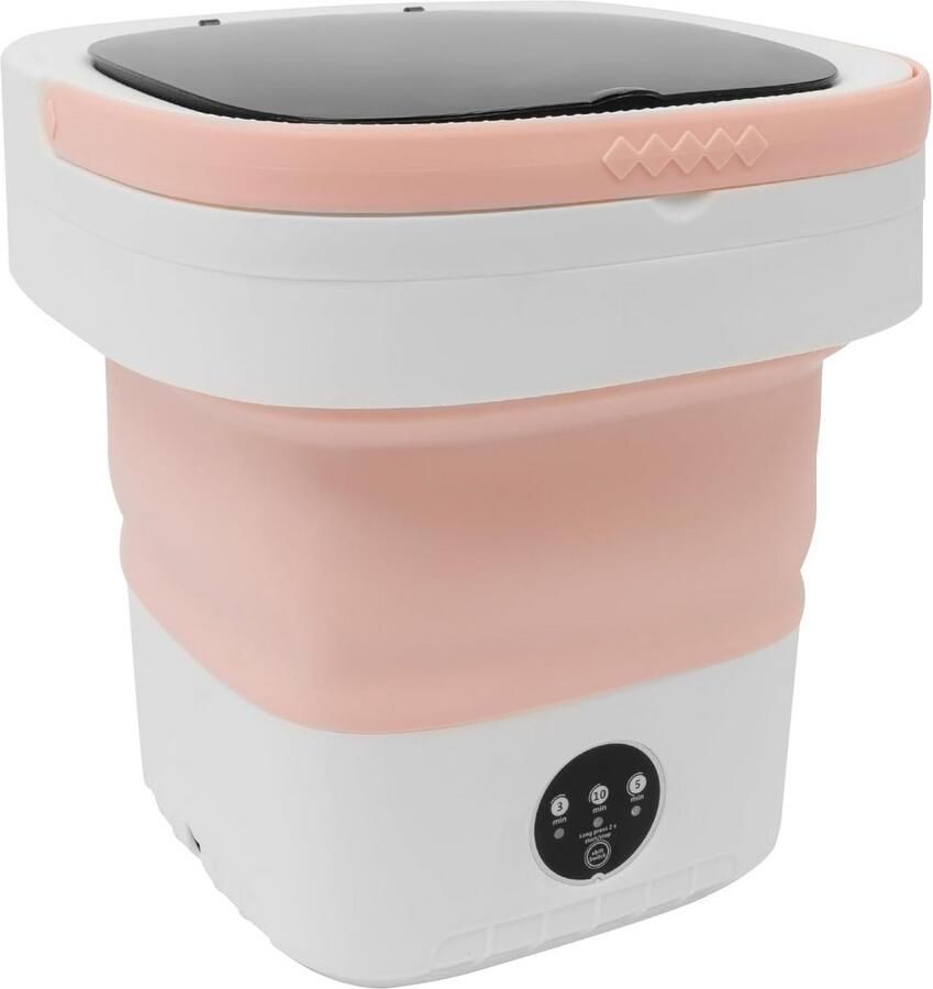 Mini Wasmachine met Centrifuge Voor Kleine Wasgoed Meerdere Programma's Camping