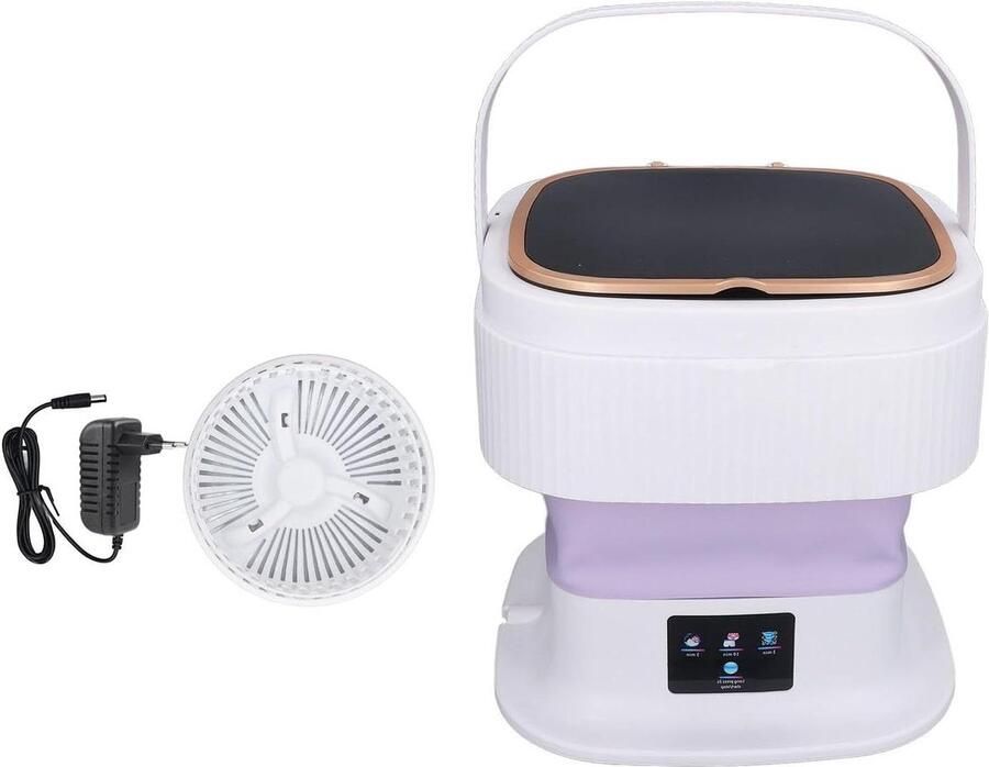 Mini Wasmachine Opvouwbare Wasmachine Ondergoed Wassen Imitatie Handwas 115 Liter Capaciteit Wit