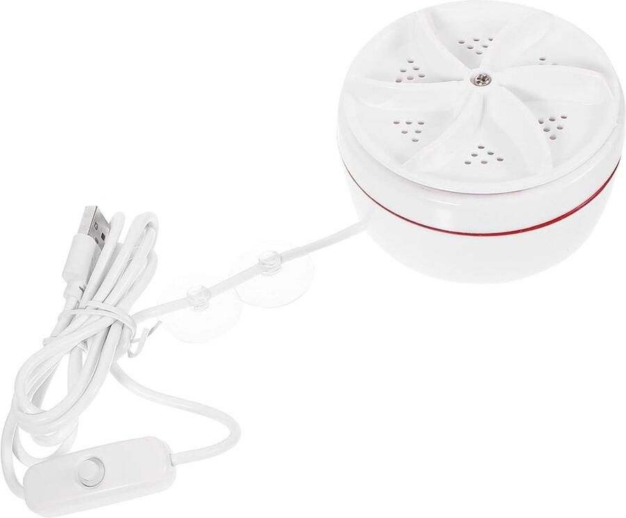 Mini Wasmachine Reis Wasmachine Kleding Reinigen Sterke Zuignap 10.5 cm Wit