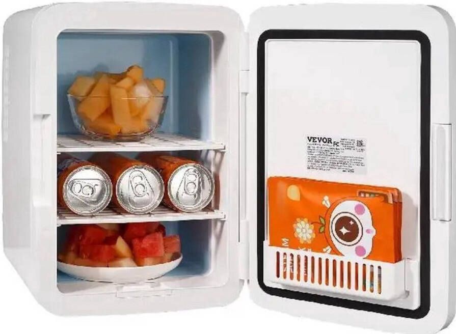 Minibar koelkast Mini koelkast Bijzetkoelkast Makkelijk Mee Te Nemen Warm & Koel Functie 10L Geschikt Voor Cosmetica