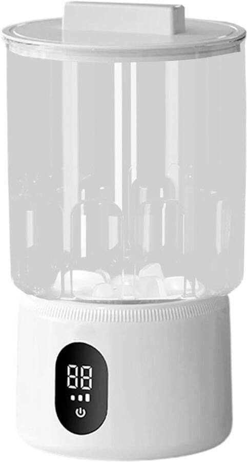 Mini Wasmachine Ondergoed Wasmachine Kleine Kleding Wassen Draadloos en Stil 14 x 14 x 14 cm