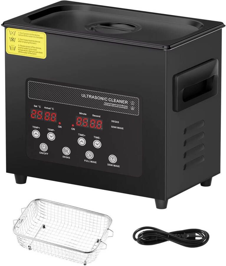 Molain Mini Vaatwasser Wasmachine Vrijstaand 3L 0-80°C 30 minuten control time 300W