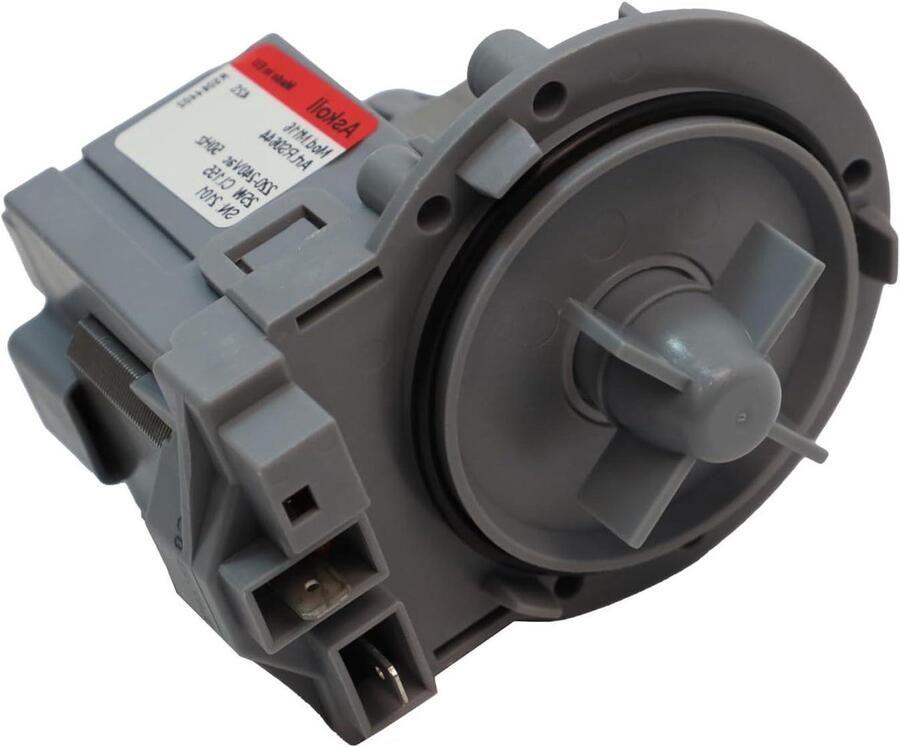 Motor Afvoerpomp Wasmachine Reparatie Origineel Onderdeel 25 30W Zwart