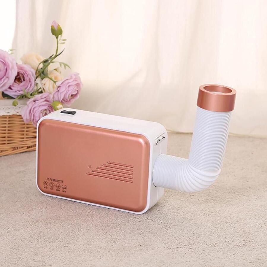 Multifunctional Portable Dryer -Combination Electirc Washing Heater 600W Washing Machine Heating Device Convenient Compact Clothes Dryer Travel Dryer Mini -Drying Machine Combo Gold